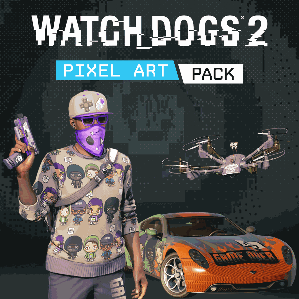 Watch Dogs2 - Pixel Art Pack