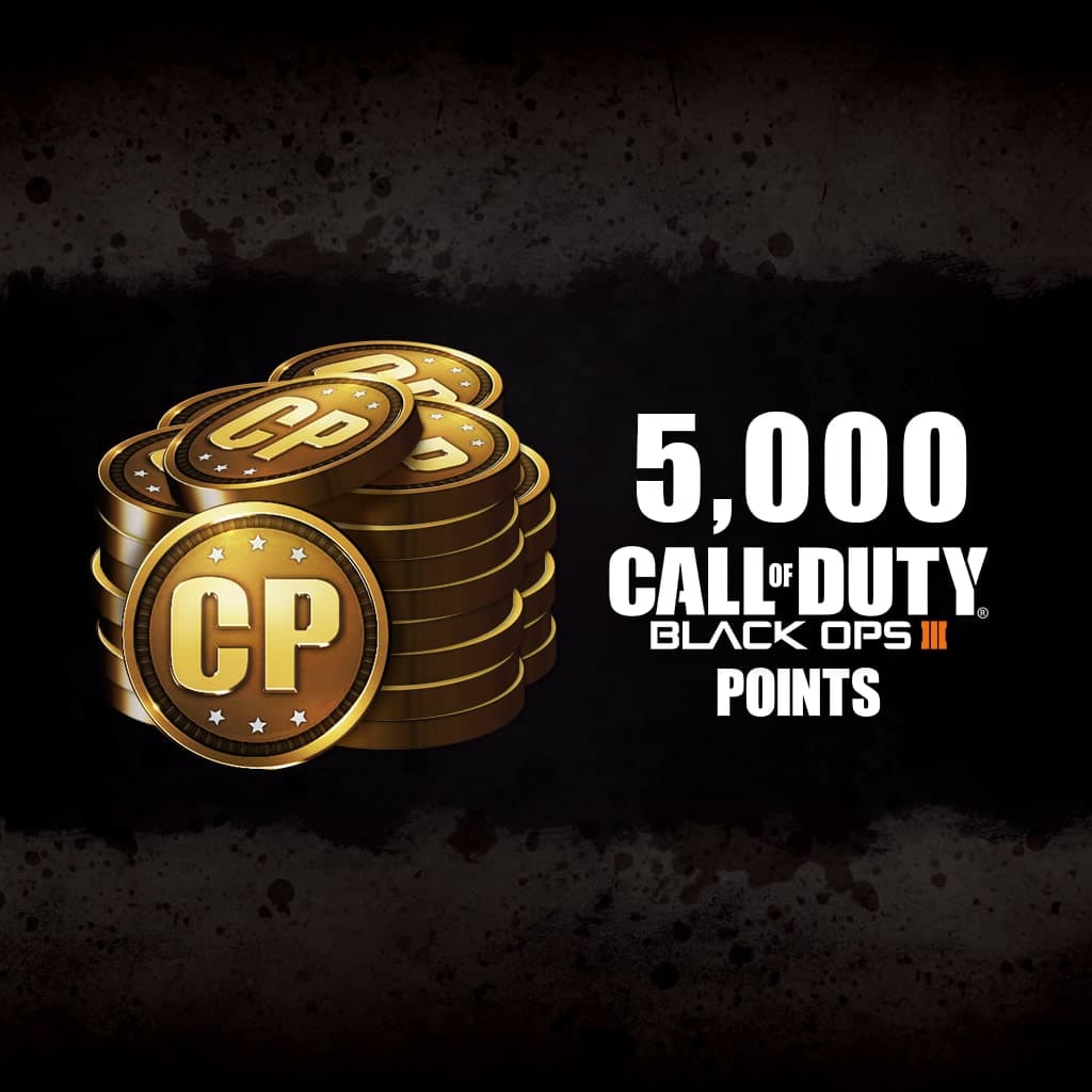 5,000 Call of Duty: Black Ops III Points