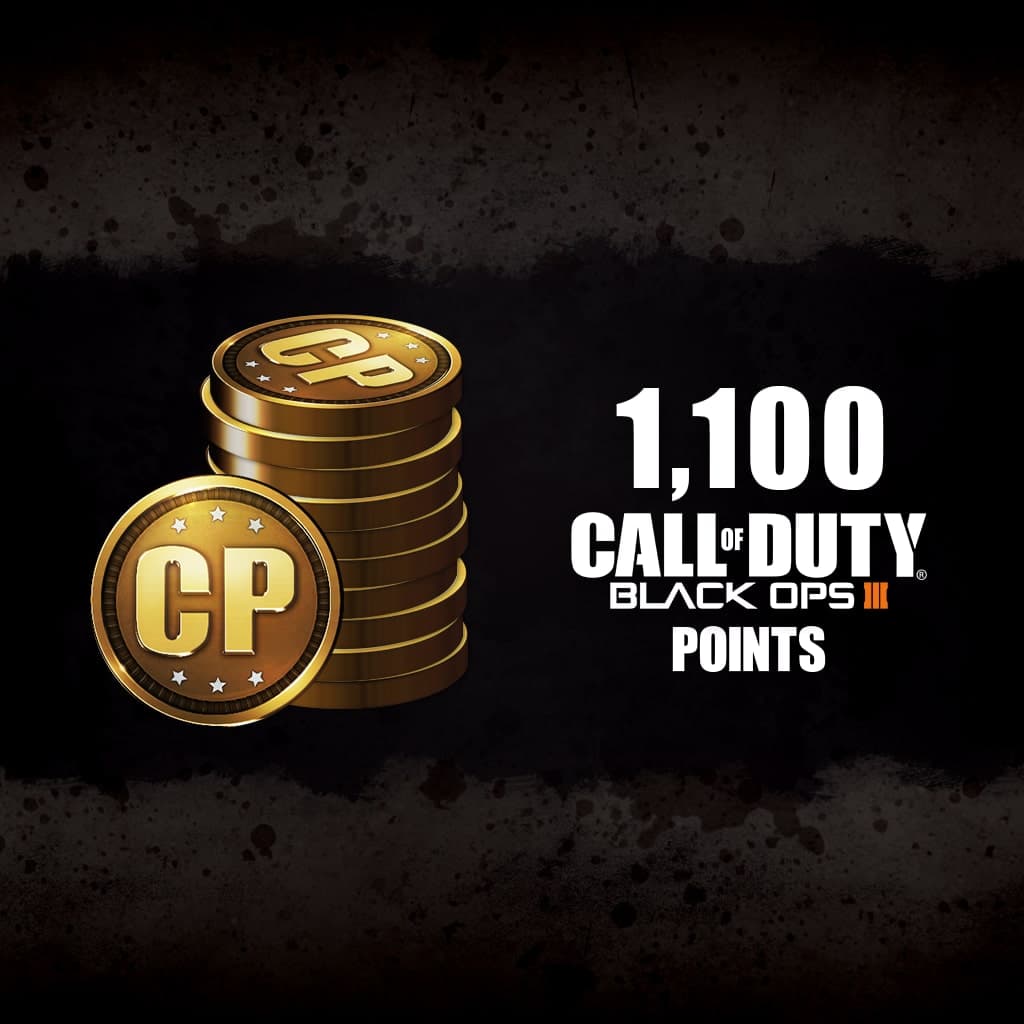 1,100 Call of Duty: Black Ops III Points