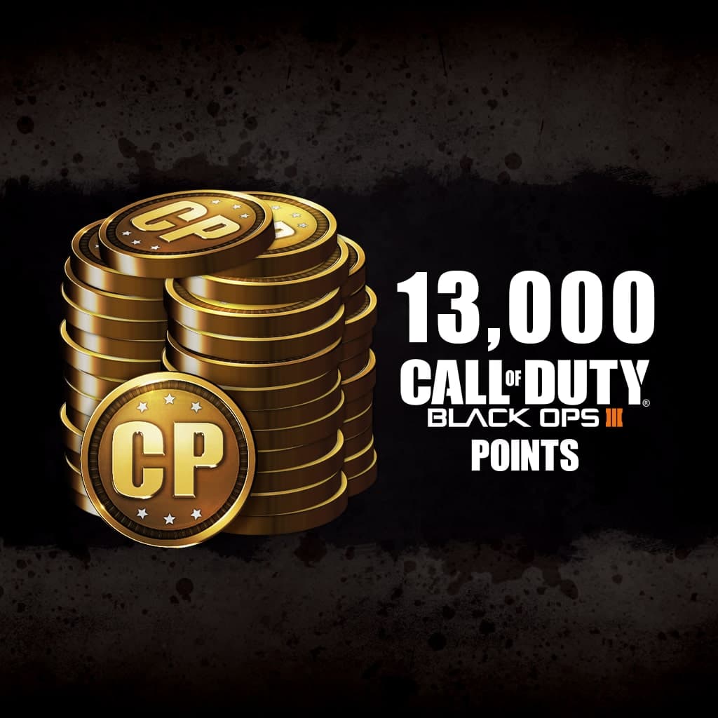 13,000 Call of Duty: Black Ops III Points