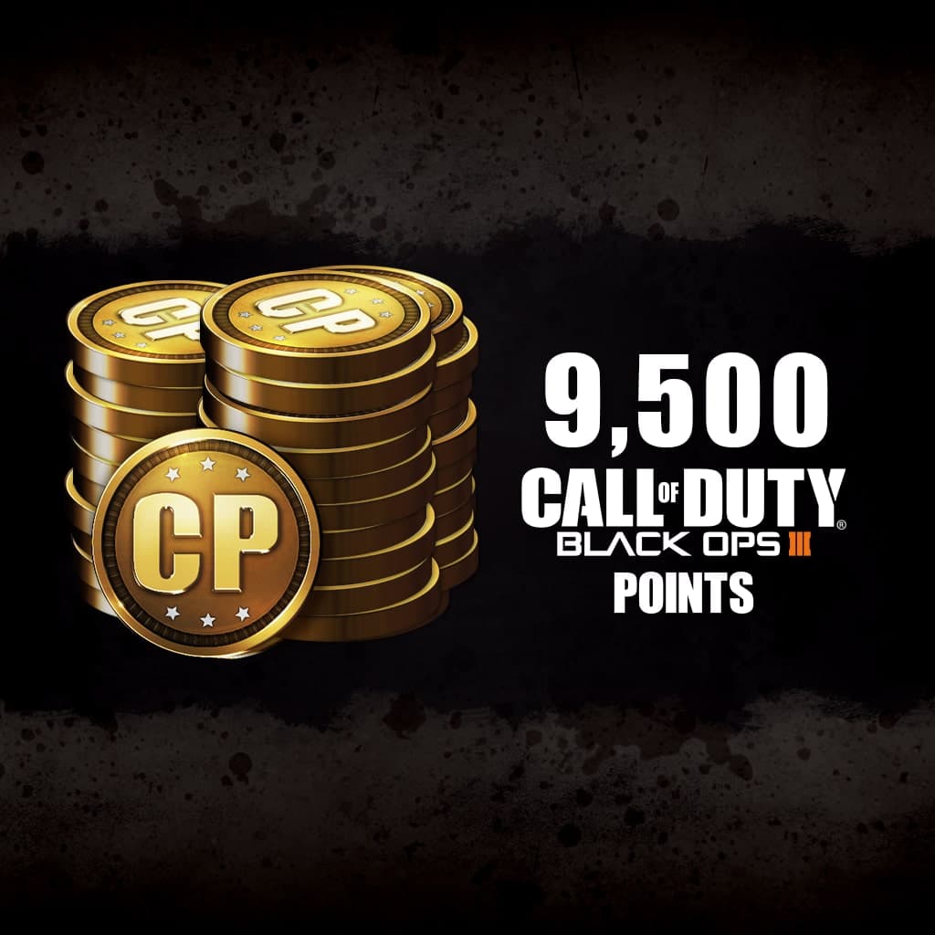 9,500 Call of Duty: Black Ops III Points