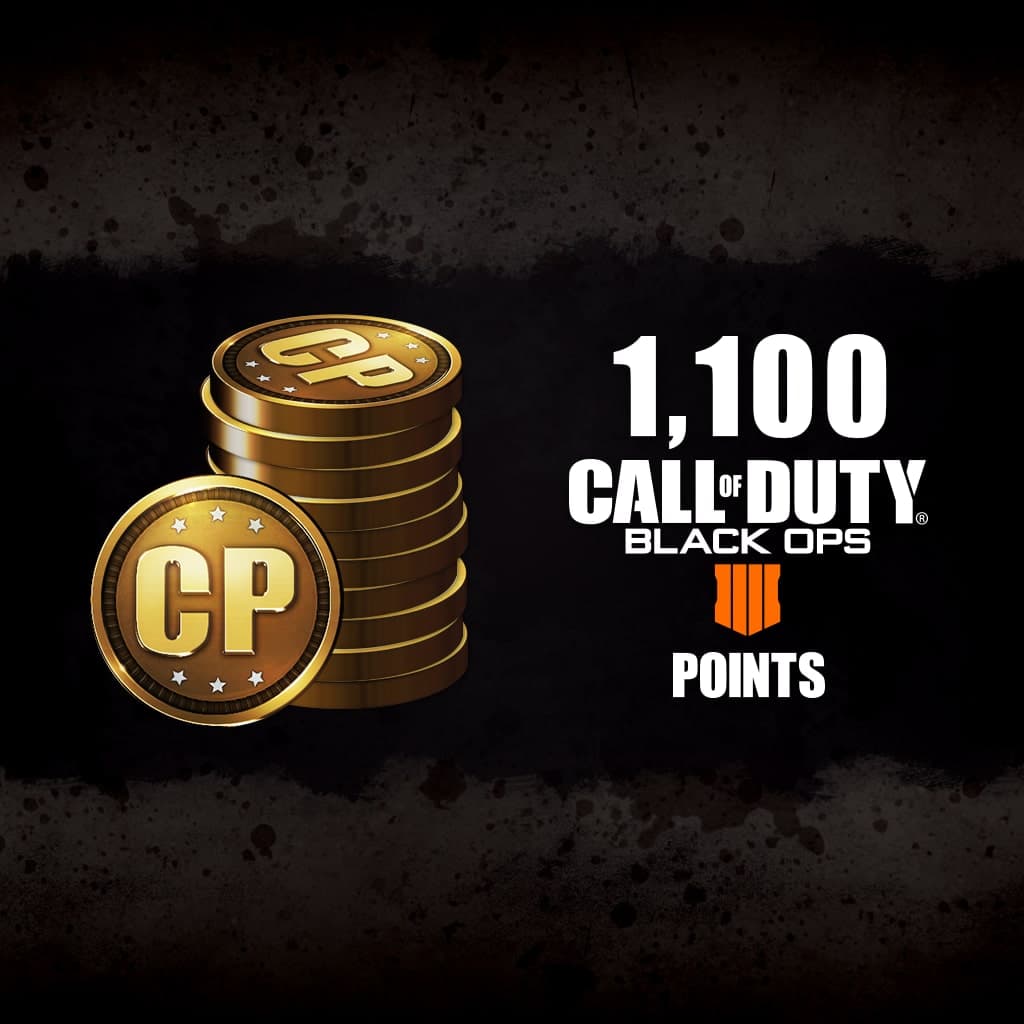 1,100 Call of Duty: Black Ops 4 Points