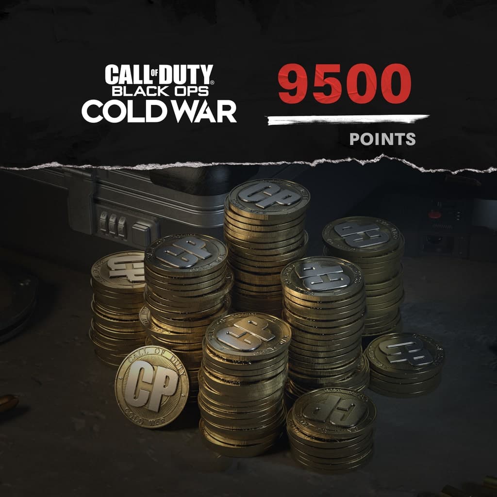 9,500 Call of Duty: Black Ops Cold War Points