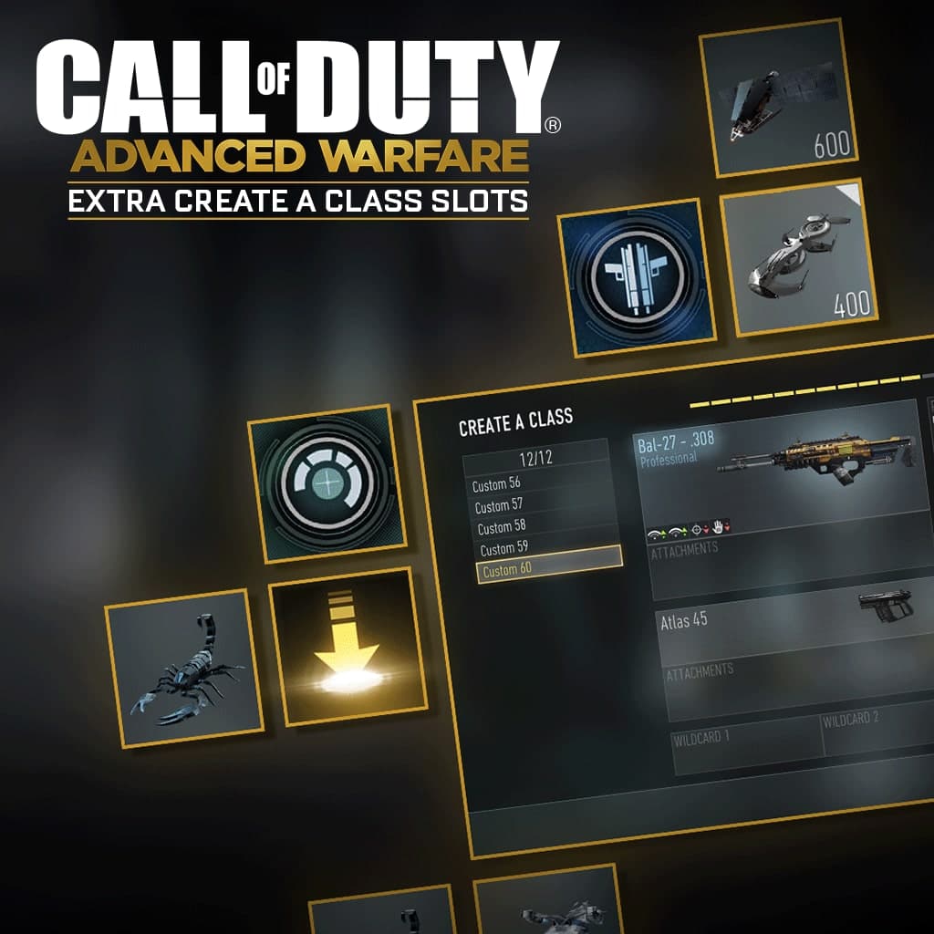 Call of Duty: Advanced Warfare CREATE A CLASS SLOTS