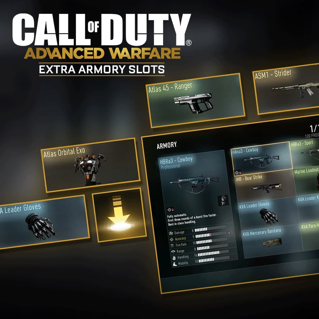 Call of Duty: Advanced Warfare - EXTRA ARMORY SLOTS 5