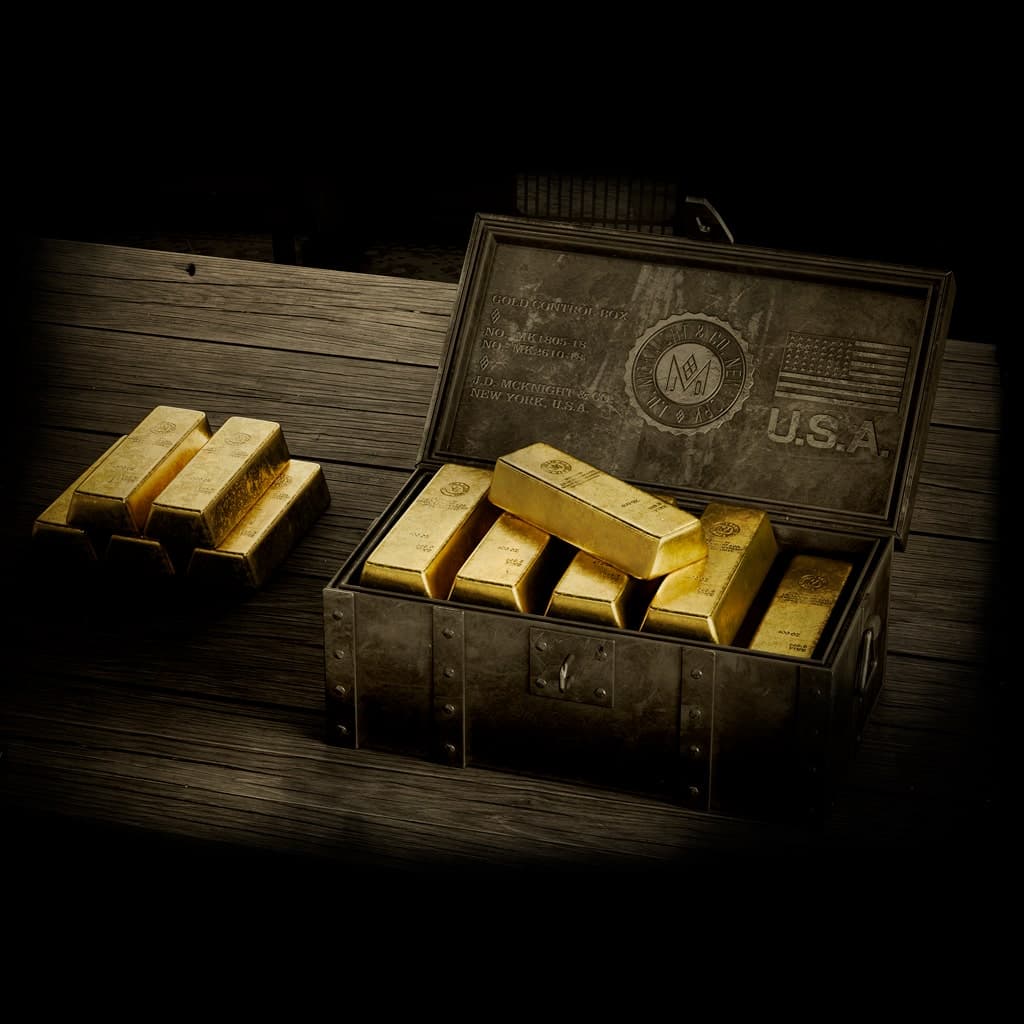 Red Dead Online: 25 Gold Bars