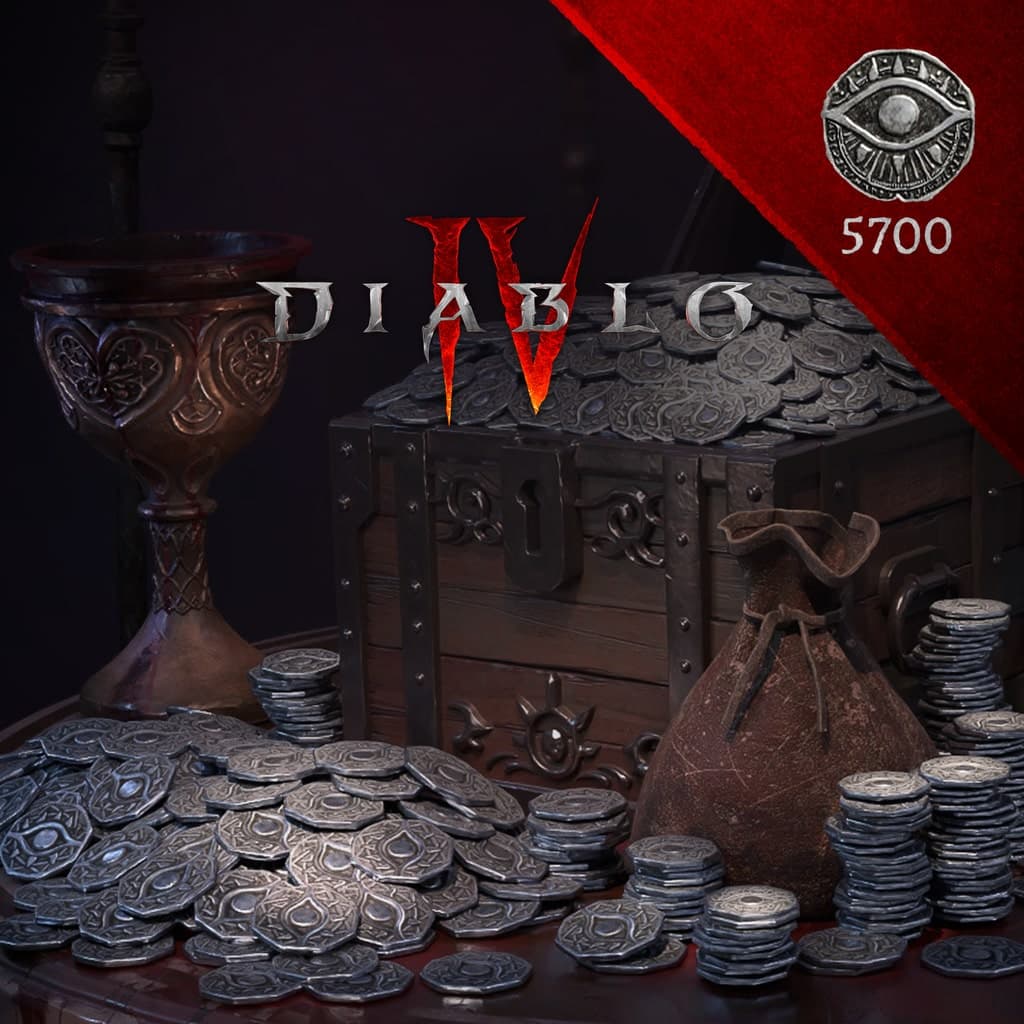 Diablo IV - 5700 Platinum: 5000 + 700 Platinum Bonus