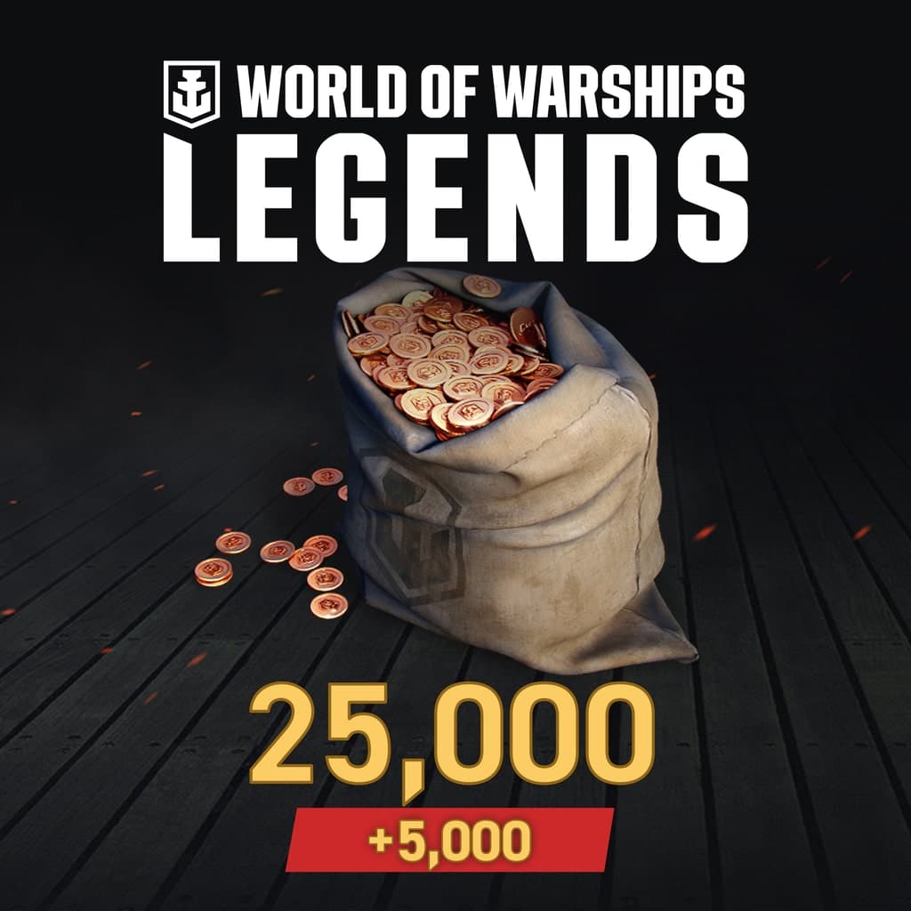 World of Warships: Legends - PS5 30,000 Doubloons