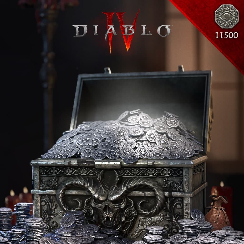 Diablo IV - 11500 Platinum: 10000 + 1500 Platinum Bonus