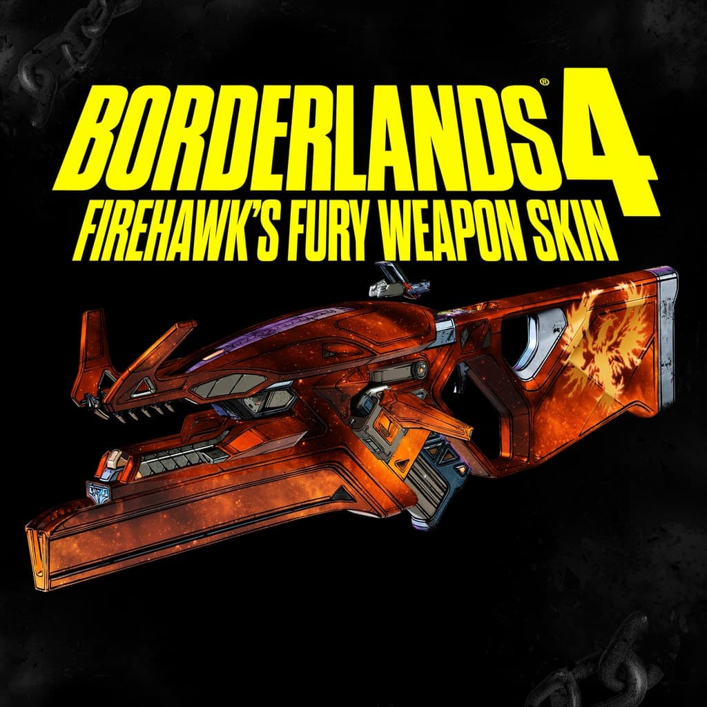 Borderlands4: Firehawk's Fury Weapon Skin