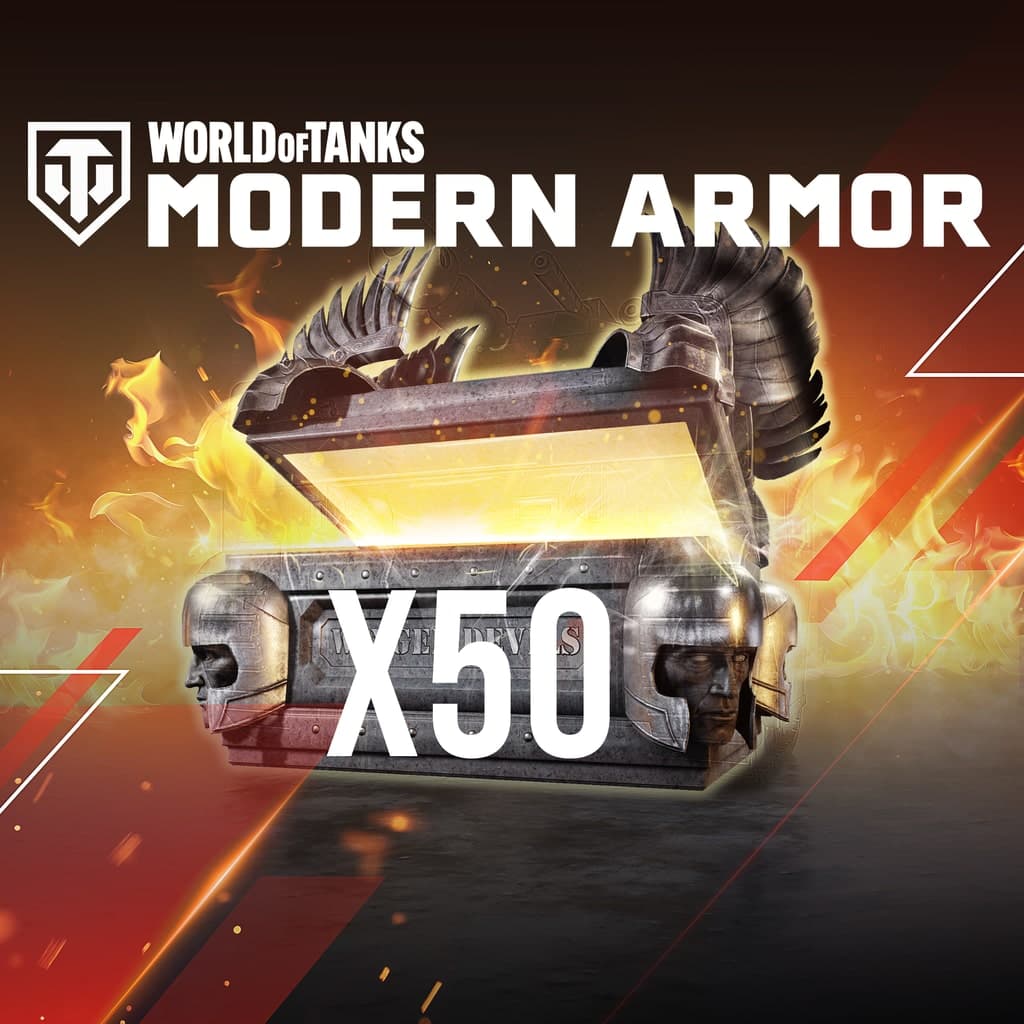 World of Tanks Modern Armor - 50 Steel Asylum War Chests