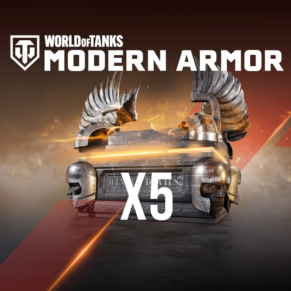 World of Tanks Modern Armor - 5 Steel Asylum War Chests