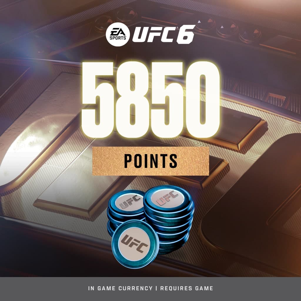 UFC 6 - 5850 UFC POINTS