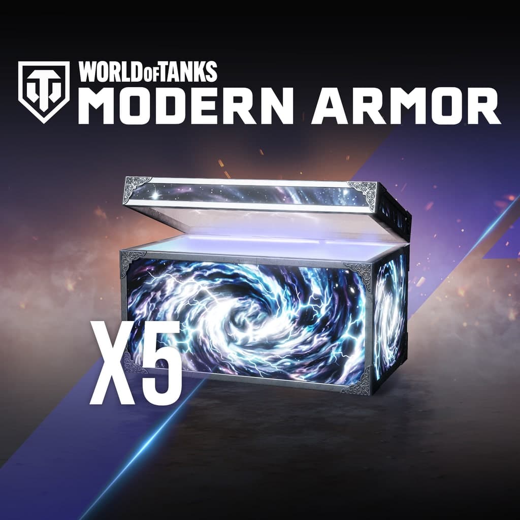 World of Tanks Modern Armor - 5 Steel Asylum War Chests