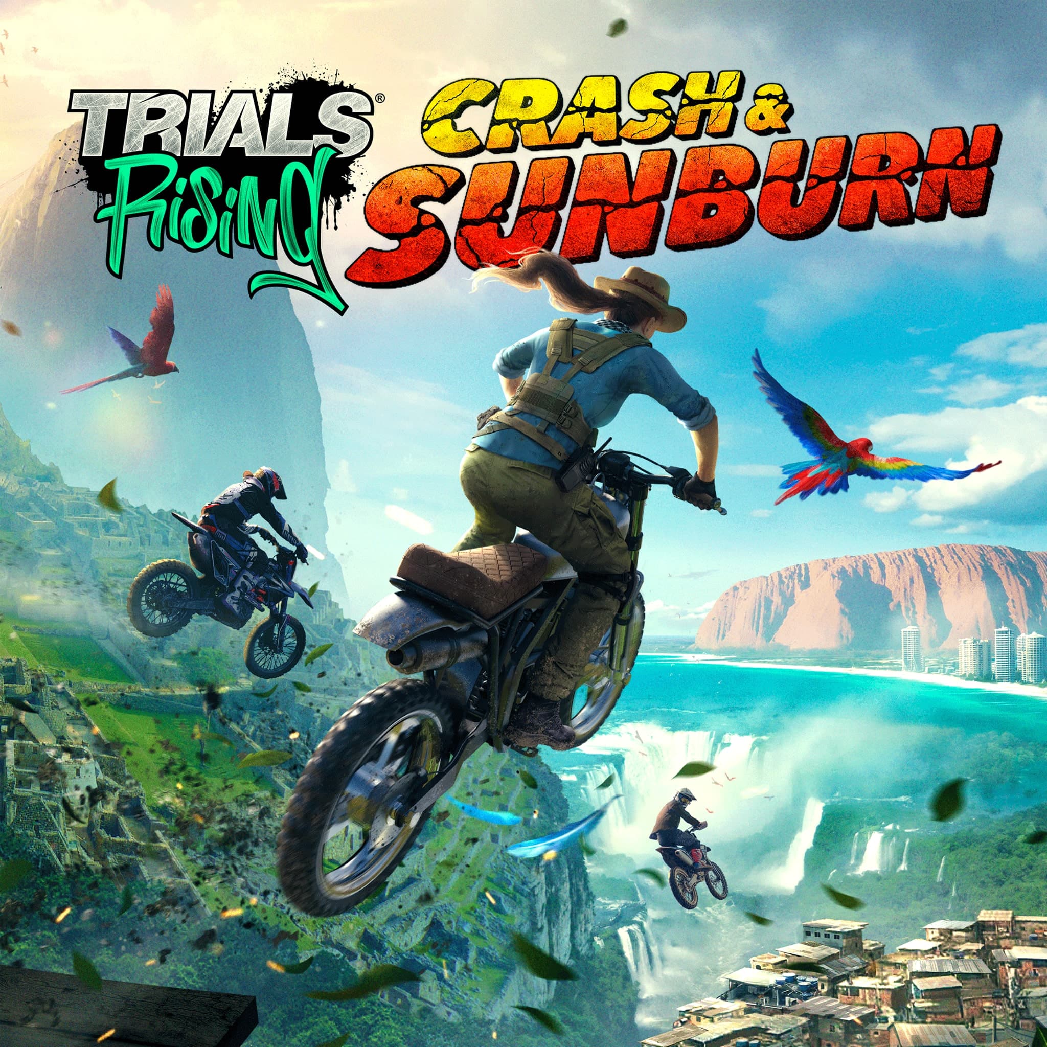 Trials Rising Crash & Sunburn