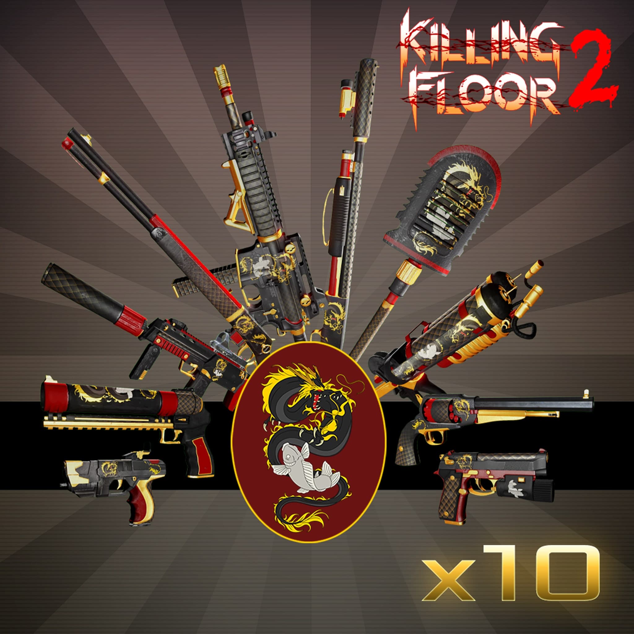 Dragon & Koi Tier 1 Weapon Skin Bundle